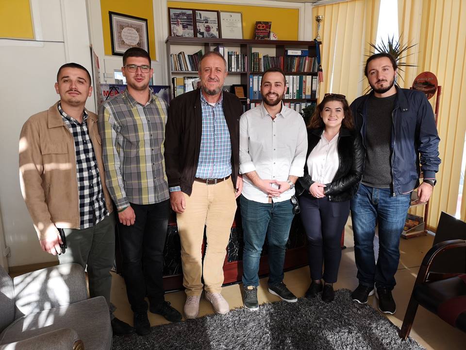 Kryetari i rinisë Demokratike të Kosovës mysafirë në kompaninë MEKA në Dragash