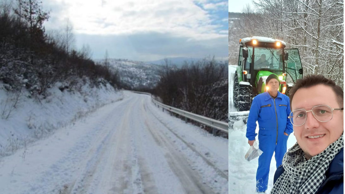 Kryetari autorizon drejtorin e administratës të kontrollojë gjendjen e rrugëve pas reshjeve të dendura të borës.