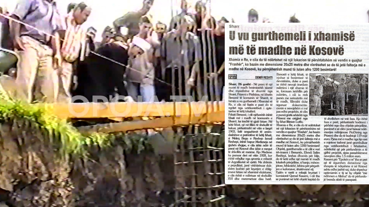 20 vite nga vënja e gurthemelit të xhamisë së re në Bresanë (Video, Foto)